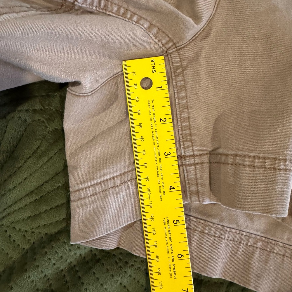 Old Navy Tan Beige Utility Cotton Chino Shorts, Women's XL, 4.5" Inseam - Picture 6 of 6